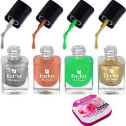 Perfect Stay Trendy Safe & Fast Dry ,Nail Art ,Glossy Finish Nail Polish Combo-23