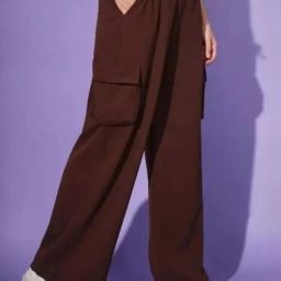 Women Solid Beige Track Pants-image-71