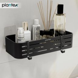 Shelf for Bathroom/Bathroom Organizer/Shelf with Self Adhesive Sticker-(12x5in) Aluminium Wall Shelf-image-47