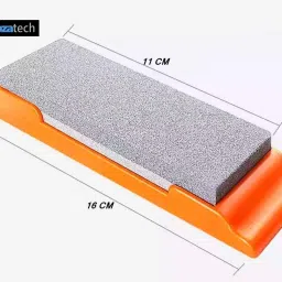 rozatech Whetstone Knife Sharpener Dual Side | Knife Sharpening Combination Stone Knife Sharpening Stone image 2