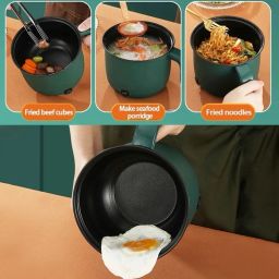 creation bazaar Non-Stick Multiperpse Rice Cooker Portable Low-Power Multi-Function Cooking Hot Rice Cooker, Travel Cooker, Egg Cooker, Egg Boiler, Deep Fryer image 4