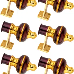 Maroon Curtain Knobs Metal-image-52