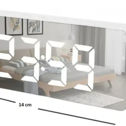 mysashop Digital White Clock image 2