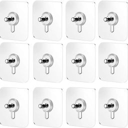 Wall Hooks for Photo Frames, Self Adhesive Nails Wall Mount Screw Sticker Hook 12-image-96