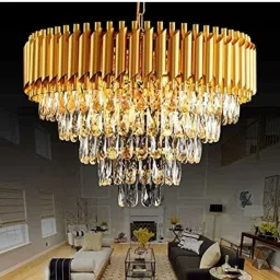 600mm LED Crystal Big Size Jhumar Lamp Ceiling Light Chandelier Ceiling Lamp-picture-19