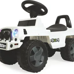 Speedy Hummer 4x4 Ride on Jeep for Kids with Music & Horn Steering with Backrest Jeep Non Battery Operated Ride On-18