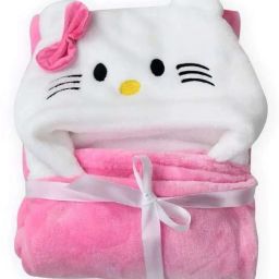 Embroidered Crib Hooded Baby Blanket forAC Room-17