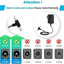 Kamsons Multipurpose 9V Power Adapter for Monitor, LCD , Camera with 2.5mm*5.5mm Jack Combo Set image 4
