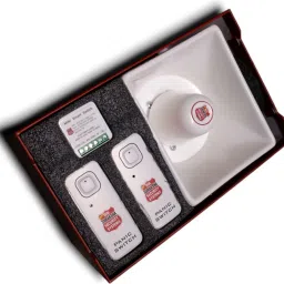 suraksha Guard Kavach Safety Device Emergency SOS Alert, Loud Siren Wireless Sensor Security System image 2