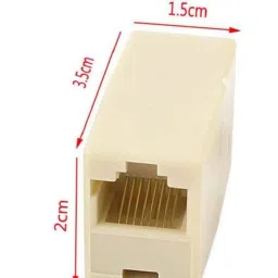 TAAPSEE 5 PACK RJ45 CAT5 CAT6 Coupler Plug Network LAN Cable Extender Connector Adapter Lan Adapter image 2