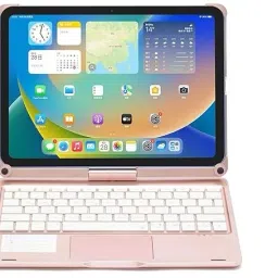 Proelite iPad Air 11 M2 2024, Pro 11 4th/3rd Gen 2022/2021 & iPad Air 5th/4th Gen 10.9" Bluetooth Standard Tablet Keyboard Compatible with Desktop, Laptop, Mac Easy to Use,Plug and Play,Quick, Comfy Durable body image 2