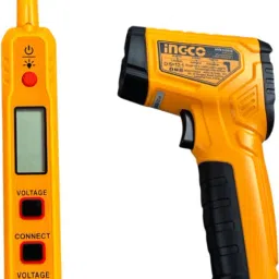 ingco Test Pencil, Infrared Thermometer, Automatic Wire Stripper, Electrical Tool Kit Digital Multimeter image 4