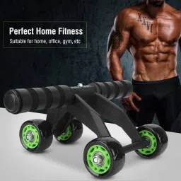 AB Roller 4 wheel Abdominal Exerciser Fitness Home Workout 6 Pack Ab Exerciser Ab Exerciser-15