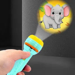 Mini Projector Torch with 3 Slides 24 Patterns Toy for kids 5-16