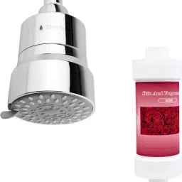 RiverSoft DIVA-03 Shower Filter with Rose Fragrance Filter Combo| 3 Mode Spray Setting | Hard Water Filter| Water Softener for Bathroom| Water saving mist mode Rain, Massage, Rain & Massage-17