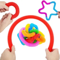 12 pcs Pop Tubes Sensory Fidget Toy for Kids Toys Pop Tube Toy For Boy Girl-picture-24