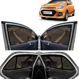 Side Window, Rear Window Sun Shade For Hyundai Grand i10-image-9