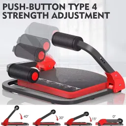 smile online Smart Ab Machine Multifunctional Lazy Abdominal Machine Dual-Action Stationary Exercise Bike image 4