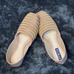 Stylish Gold-Striped Flat Slip-On Shoes for Women Slip On For Women-picture-12