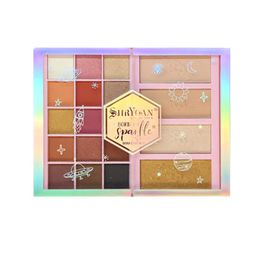 Shryoan Born to Sparkle Eyeshadow, Highlighter & Compact Powder Makeup Kit | Easy to Blend, Smooth Texture & Best for Professional Use and Personal Use (39g) (Shade 01) image 1