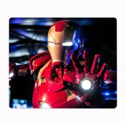 Impresion Iron Man Designer Printed Premium Designer Mouse Pad for Computer/Laptop (22.5cm x 19cm) - C176 Non Slip Base Mousepad-image-93