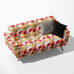 AZ5007866SOF_FB_RF_R-SP_D58^80_CN Watercolor Lily Flowers Canvas Sofa Fabric Sofa Fabric-32