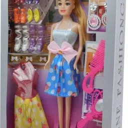 Shine Dolls for Girl’s Surprise Moveable Doll Set with Beautiful Accessories-T05-image-36