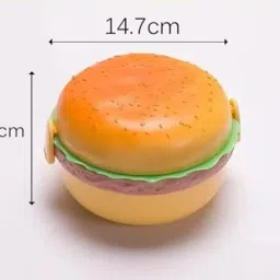 BURGER SHAPE LUNCH BOX 3 Containers Lunch Box-image-3
