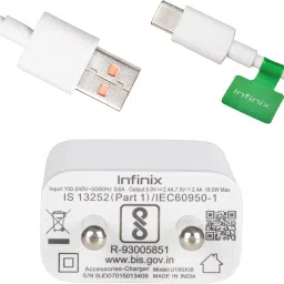 Infinix 18 W Supercharge 2 A Wall Charger for Mobile with Detachable Cable-22