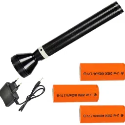 HIGH POWER Rechargeable LED Torch POWERFUL Rechargeable Battery AND STEEL BODY Torch-7