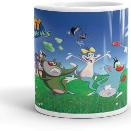 Printed Coffee/Tea Cup Oggy And The Cockroaches Coffee/Tea Cup Best Gift for Boy Friend ,KIDS Gift for Kids,Brother,Gift for Girlfriend,Boyfriend,Husband,Wife Ceramic Coffee Mug-image-41