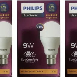 philips 9 W Basic Round B22 LED Bulb image 3
