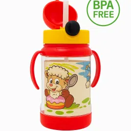 Tobo BPA-Free Baby Sipper Bottle with Straw & Flip Cap – Easy Grip, Leak-Proof-22