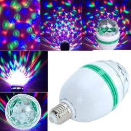 moviq Disco bulb Party light bulb LED rotating light bulb Color-changing light bulb Single Disco Ball image 2