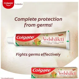 colgate Vedshakti Toothpaste, Anti-Bacterial Paste for Whole Mouth Health (Combo Pack) Toothpaste image 5