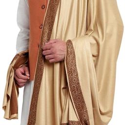 e mall Wool Self Design Men Shawl-image-54
