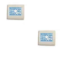 COVERSLIP ROUND 10GMS PACK OF 2 BOX Blank Cover Slip-17