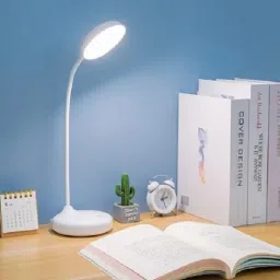 akr Powerful Recharegable Desk Lamp With On/Off button with Eye Caring Led Study Lamp image 2