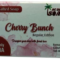 Cherry Bunch Hand Crafted Soap Remove Acne Glowing Skin Tan Remover Green-image-37