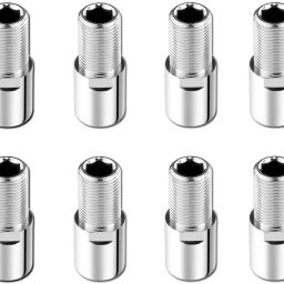 Full Brass Extension Nipple for Bathroom Taps/Kitchen Taps(2.5 INCH)-SET OF 8 Faucet Nozzle-4
