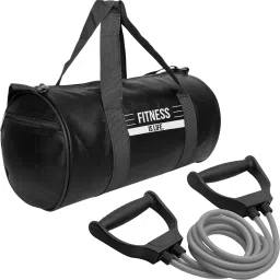 Pack Of 2 Combo Fitness Duffle Bag with Toning Tube for Home & Gym Workout Fitness Accessory Kit Kit-image-28