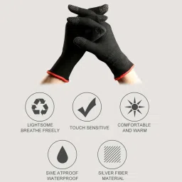 Gaming Gloves, Anti-Sweat Breathable, Highly for All Mobile Phone Game Gym & Fitness Gloves-image-56