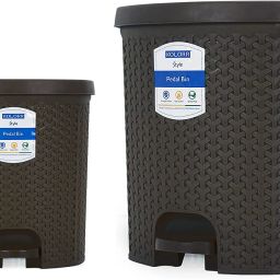Magnum 14L & 6L Combo Pedal Dustbin/Garbage Waste Bin with Lid for Home, Kitchen Plastic Dustbin-image-68