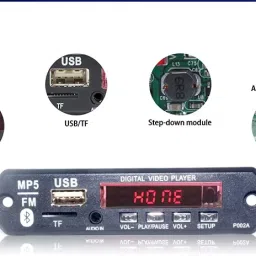 3ree PREMIUM QUALITY MP5 Stereo Audio Video Player Decoder Module Sound Recorder and Sound Circuit Electronic Hobby Kit image 2