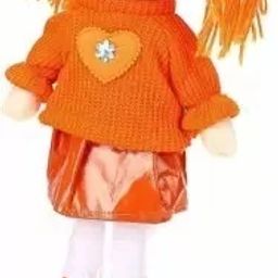Beautiful Fluffy Smiling Doll Toy for Girls with Lights & Music-Soft & Cute - 36 cm-12