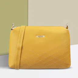 Yellow Women Sling Bag - Medium 66-7352-Yellow-image-24