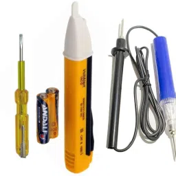 1pc Continuity Tester 1pc Voltage tester and 1pc Electric Tester (Pack of 3pcs) Analog Multimeter-picture-23