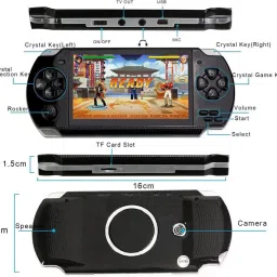 TECHZONE 32 Bit PSP Video Game with Super Mario, Taken-3 and Many More Games_10 Limited Edition image 3