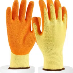 2PAIR Reusable Safety Nylon Hand Gloves for Garden,Industrial,Farming work Men NylonSafety Gloves-image-16