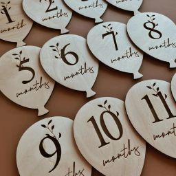 Wooden Baby Milestone Discs Wooden Cut-outs-image-38